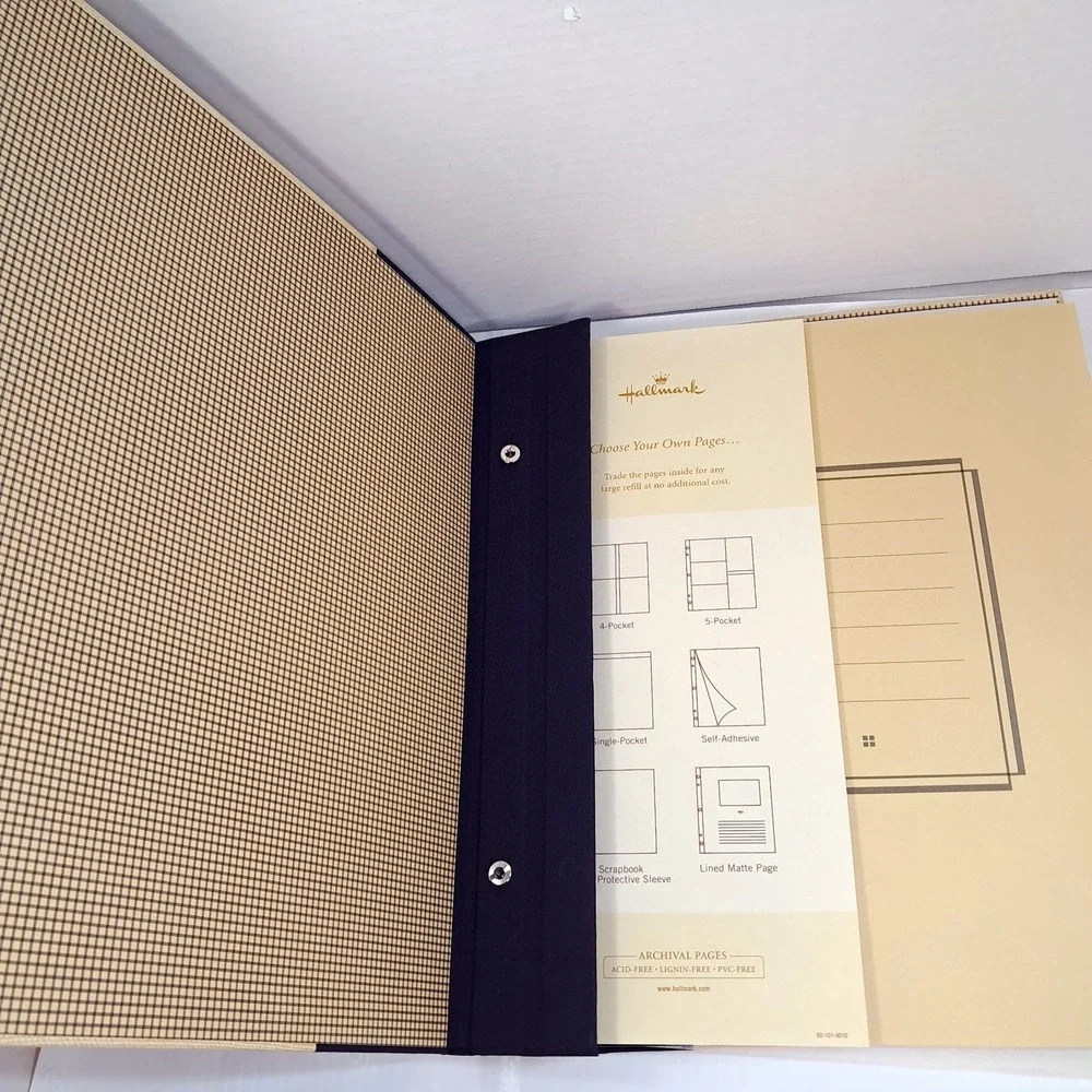New Hallmark Scrapbook Life Makes The Best Story photo picture album post bound